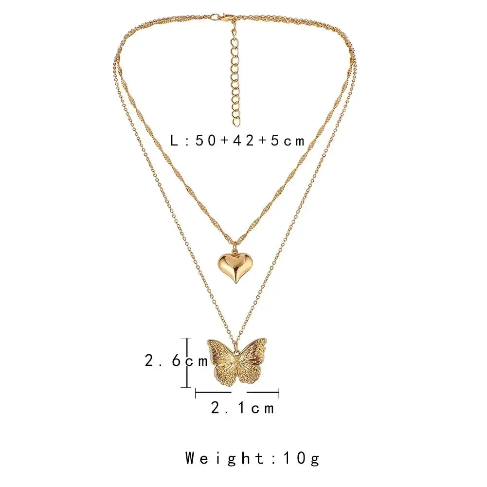 Pink Square Zircon-Style Pendant Necklace