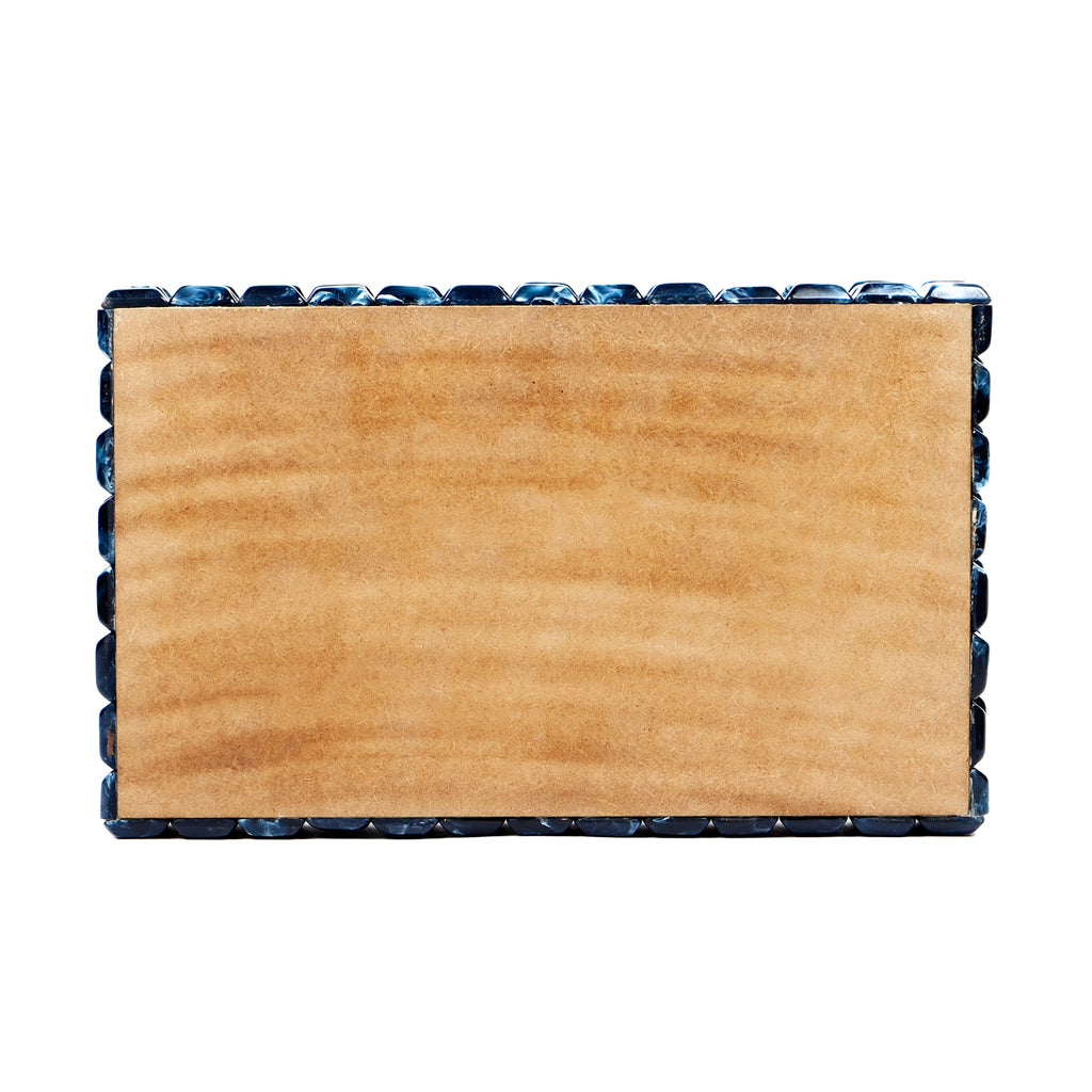 Blue Handmade Illusion Pattern Vanity Tray