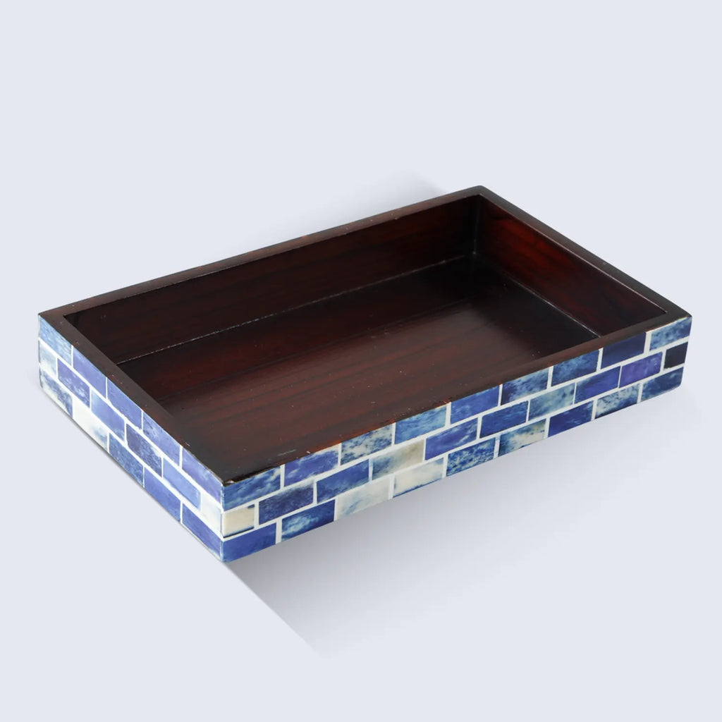 Decorative Tray Bone Inlay Parlour Bond