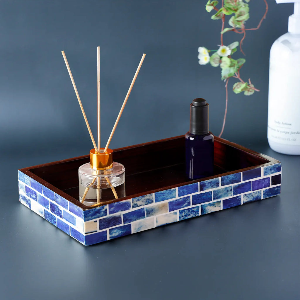 Decorative Tray Bone Inlay Parlour Bond