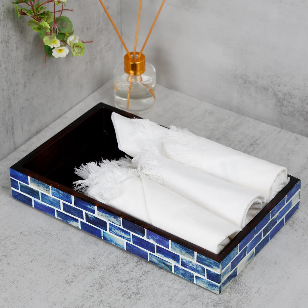 Decorative Tray Bone Inlay Parlour Bond