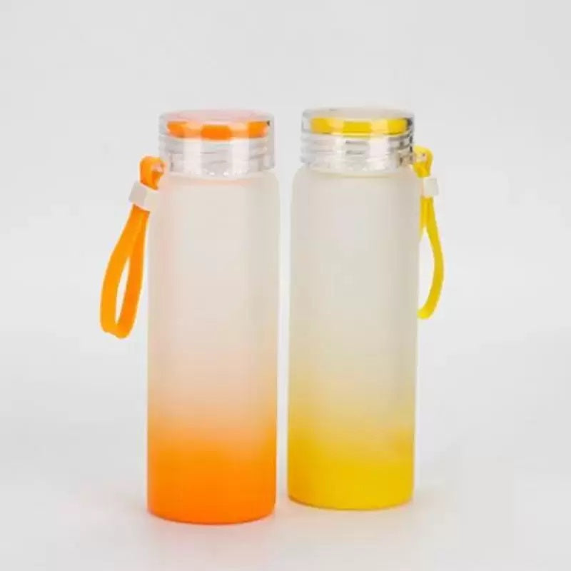 17oz Sublimation blank frosted glass Ombre