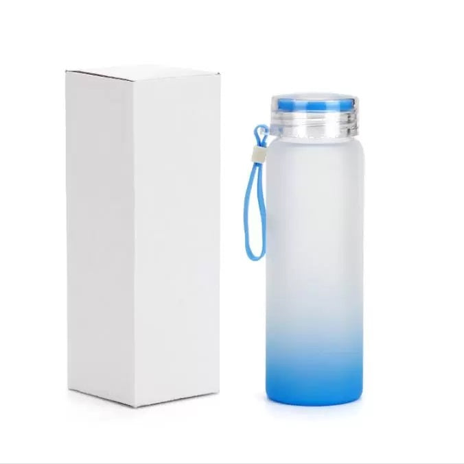 17oz Sublimation blank frosted glass Ombre