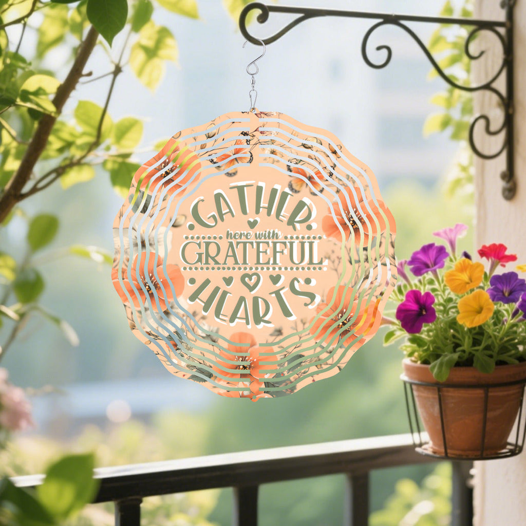 Gather Here Thanksgiving Wind Spinner
