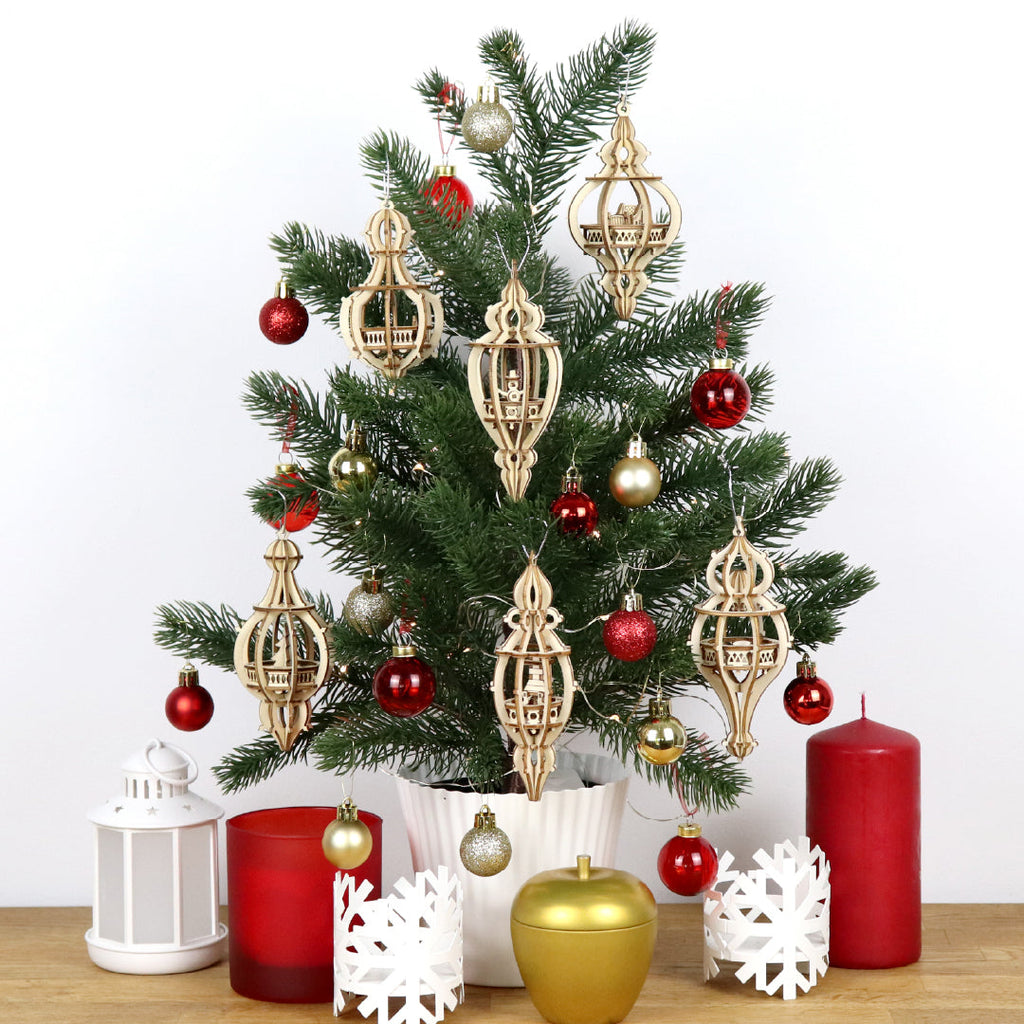 Home Sweet Home Miniature Christmas Bauble Set