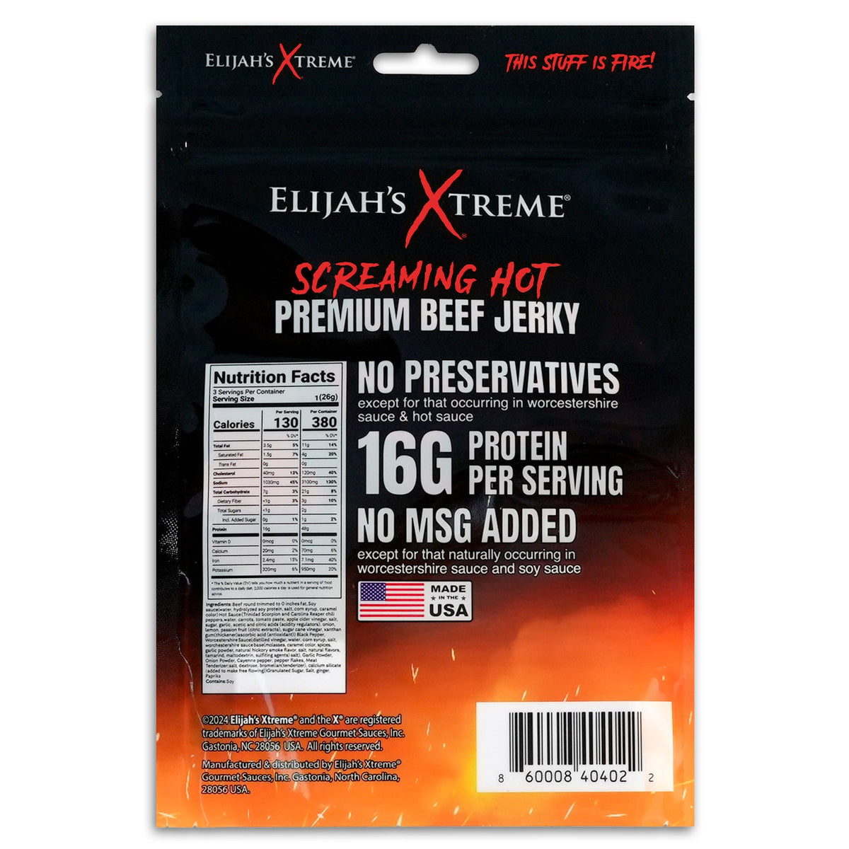 Elijah’s Xtreme Beef Jerky Bulk Trio 3lbs
