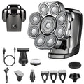 6-in-1 Rechargeable Electric Head Shaver & Grooming Kit