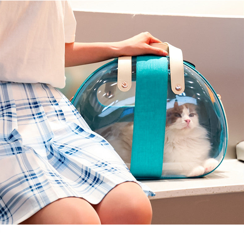 Double Fish Transparent Dog Bag Puppy