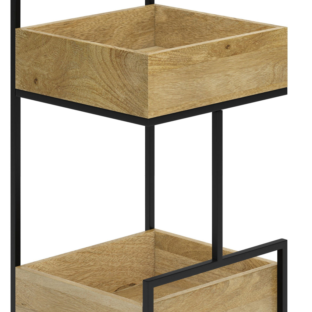 Natural Bar Cart with Mango Wood