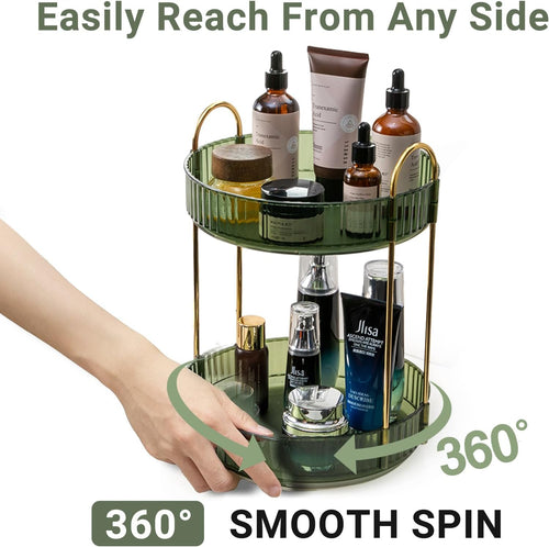 360° Rotating Makeup & Skincare Organizer