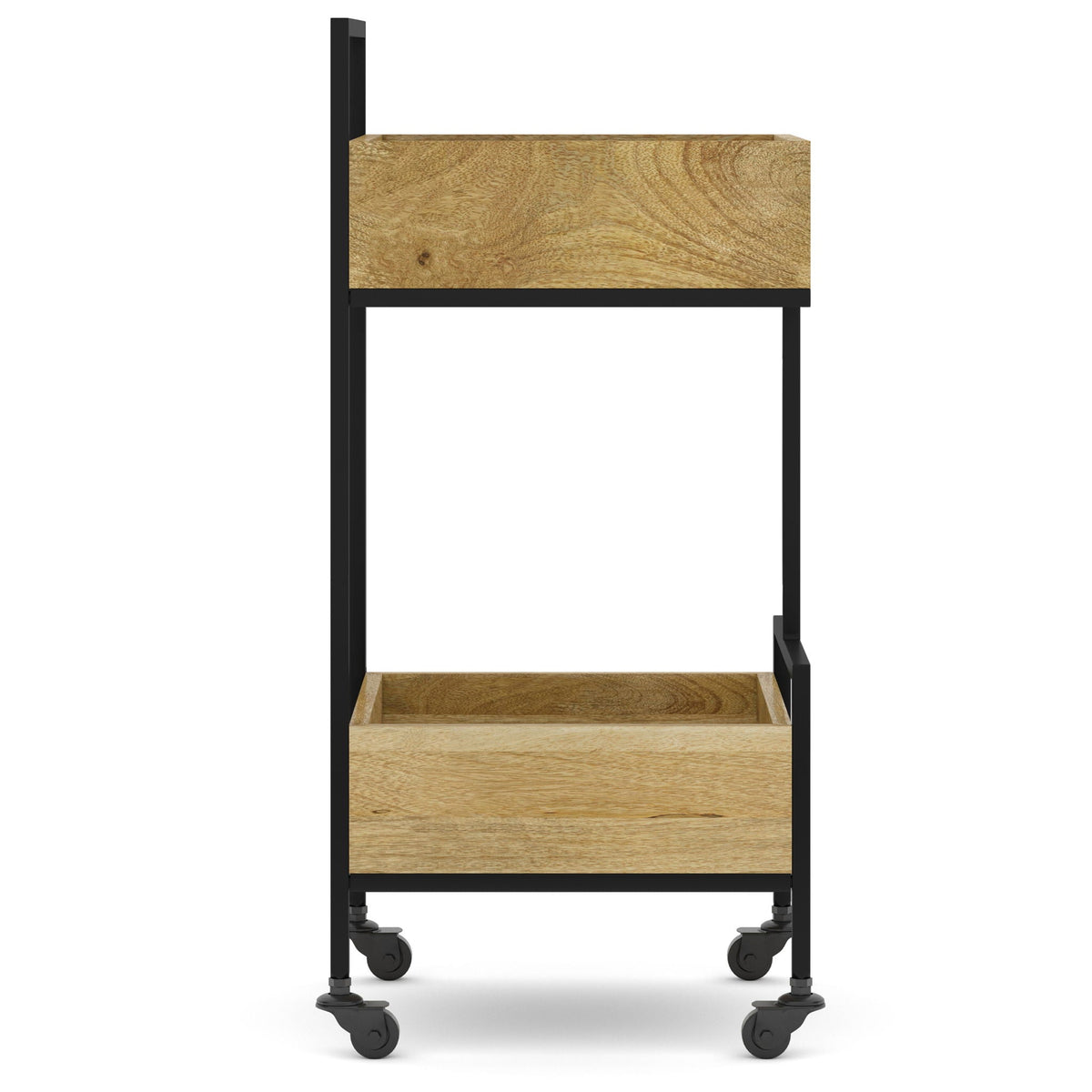 Natural Bar Cart with Mango Wood