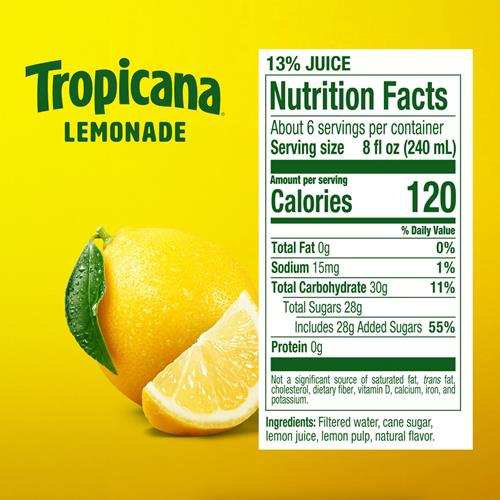 Tropicana Classic Lemonade 46 Fl Oz