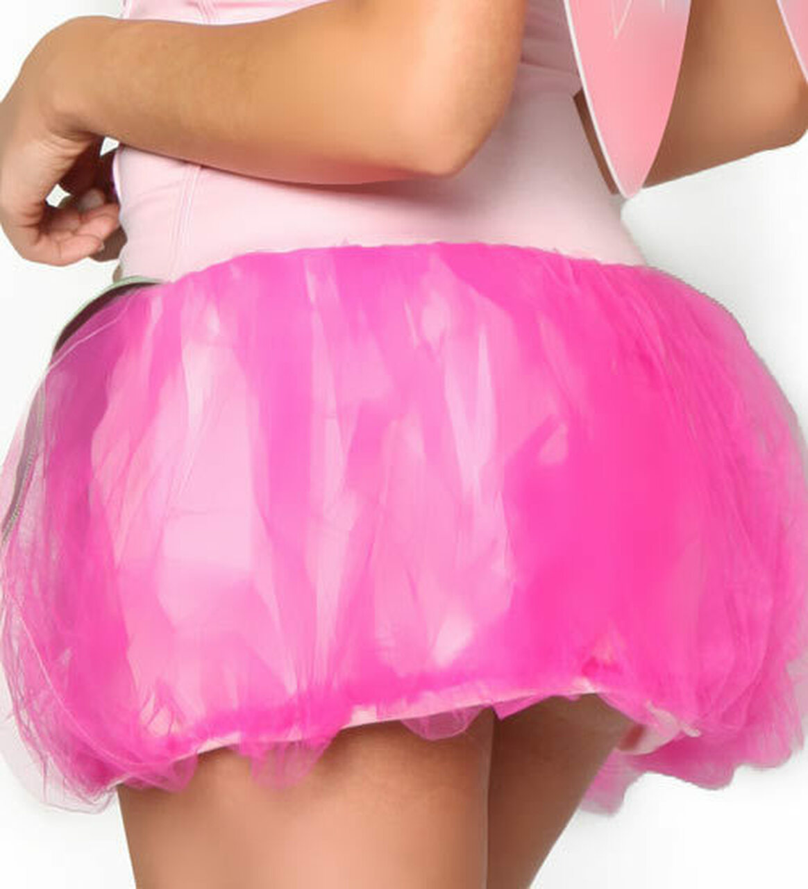Women's Pink Pixie Dress & Wings Costume