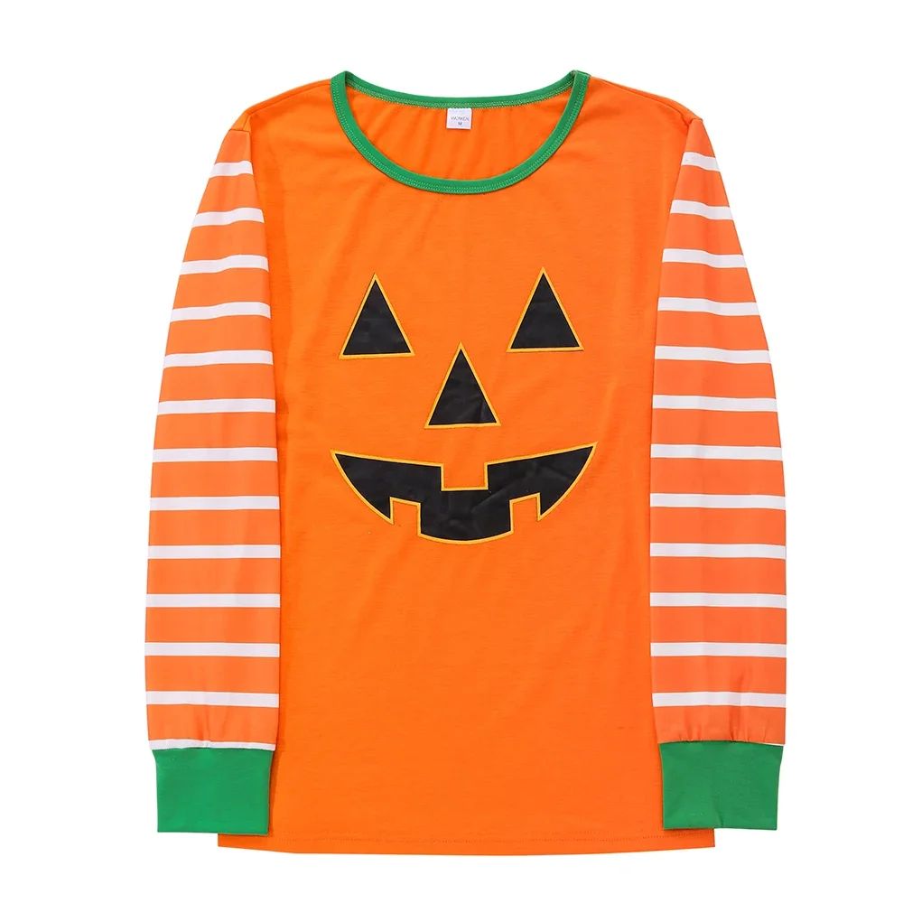 Orange Family Halloween Pajamas