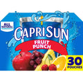 Capri Sun Fruit Punch Flavored Juice 6 Fl Oz 30 Ct