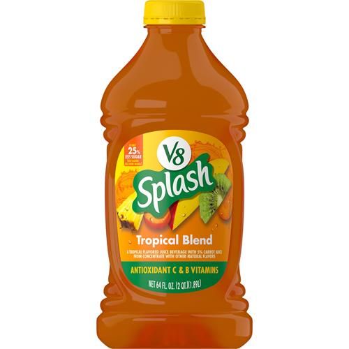 V8 Splash Tropical Blend Flavored Juice 64 Fl Oz