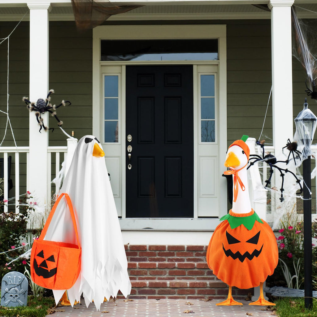 Halloween Costume for 23-in Porch Goose Statues