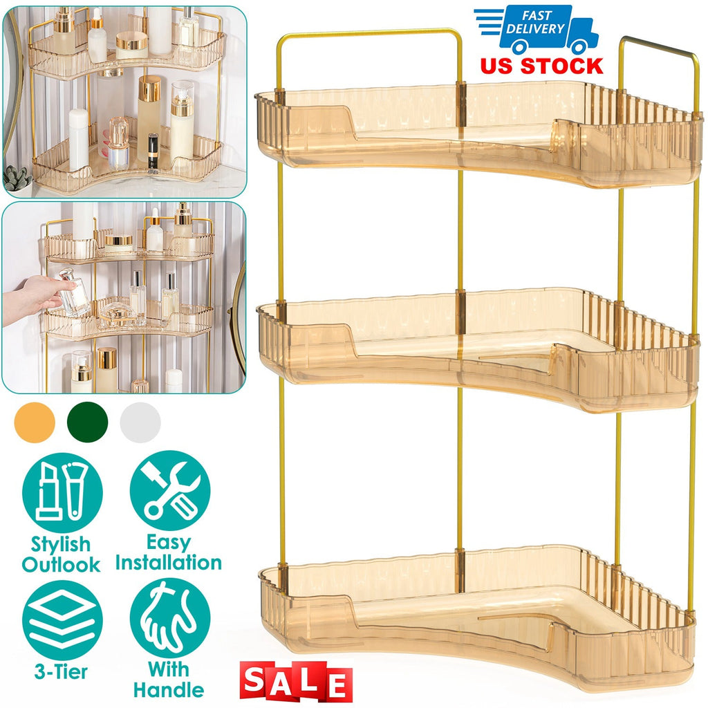 Bathroom Countertop Organizer 3 Tier Corner