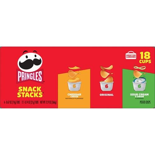 Pringles Potato Crisps Chips 12.9Oz 18 Cups