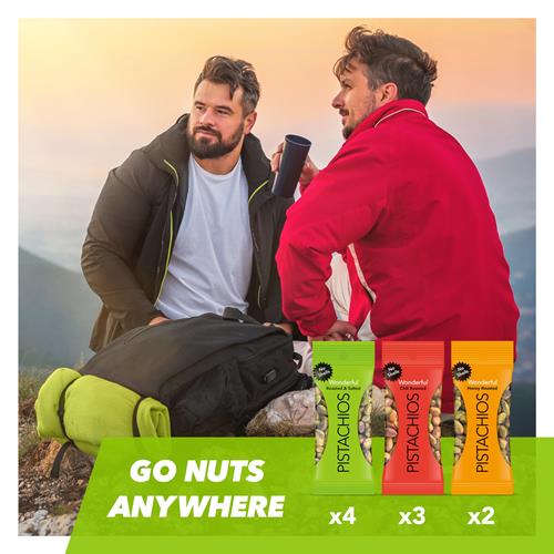 Wonderful Pistachios No Shells Variety Pack – 9 × 0.75 oz
