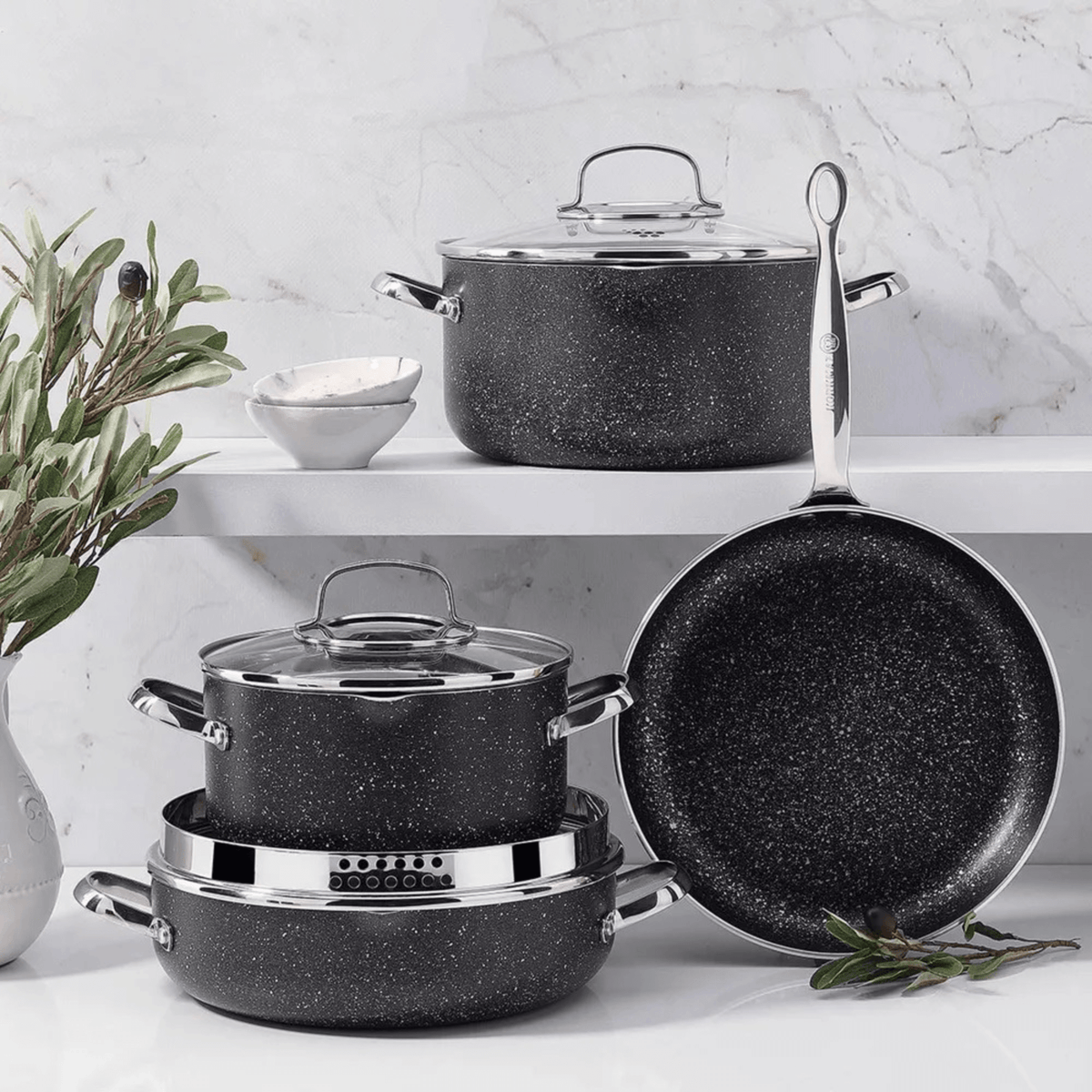 Korkmaz Galaksi 7 Piece Non Stick