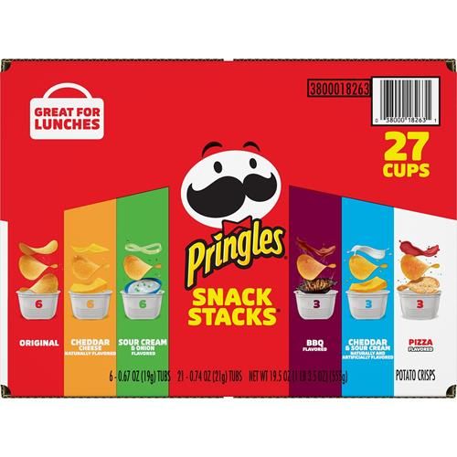Pringles Potato Crisps Chips 27 Cups