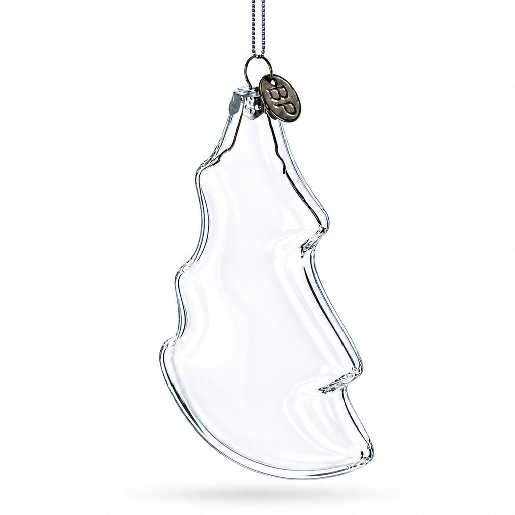 Clear Glass Christmas Tree Ornament