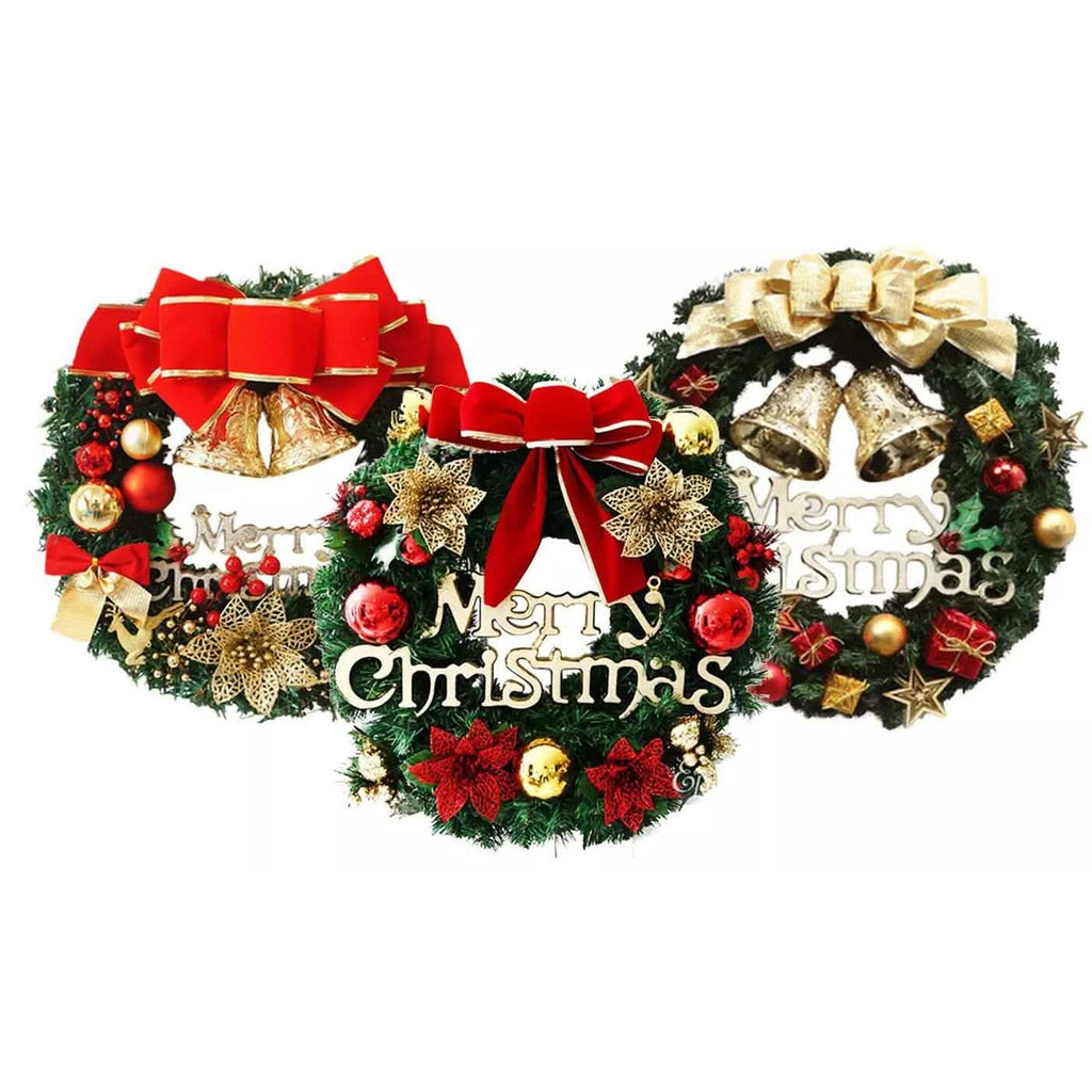 Christmas Bow Wreath, 30 cm