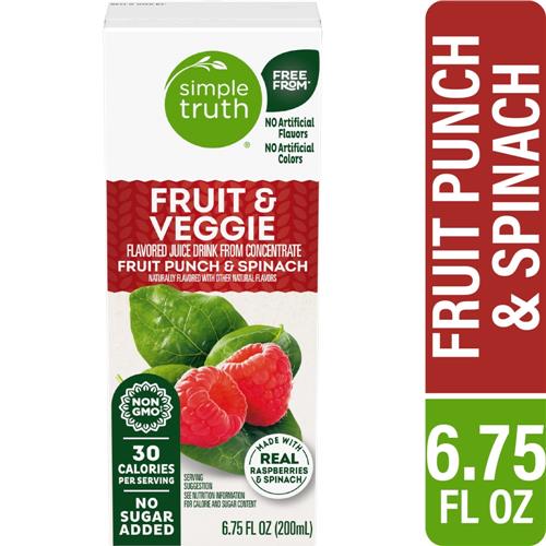 Simple Truth Fruit Punch Spinach Kids 8 ct
