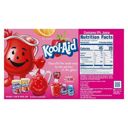 Kool-Aid Jammers Sharkleberry Fin Strawberry Orange 10 Ct