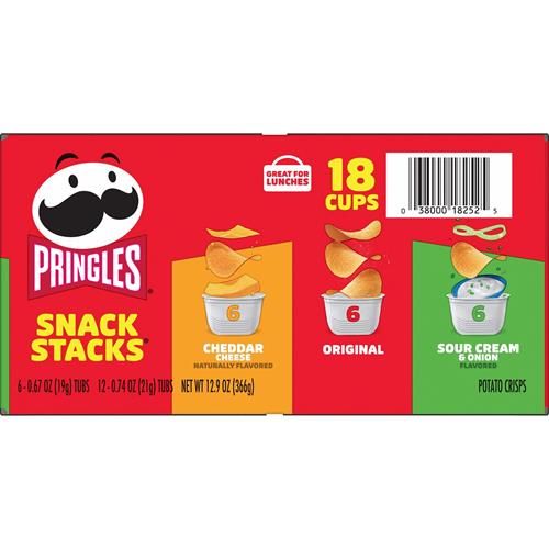 Pringles Potato Crisps Chips 12.9Oz 18 Cups