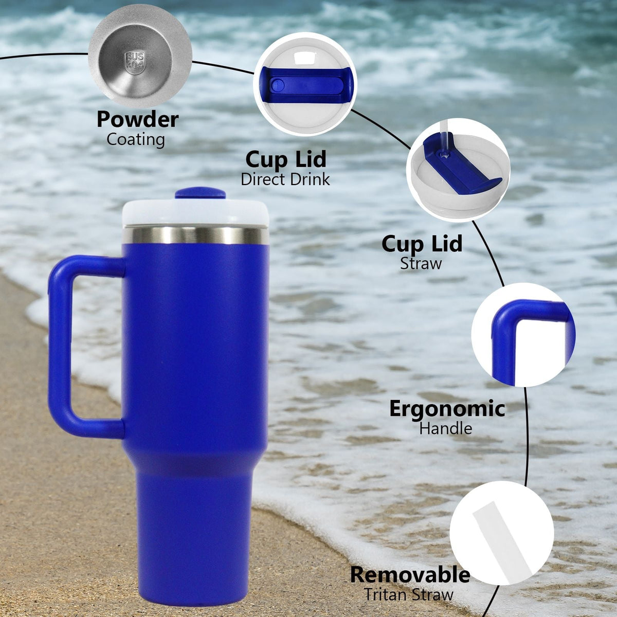 40oz V2 large capacity tumbler