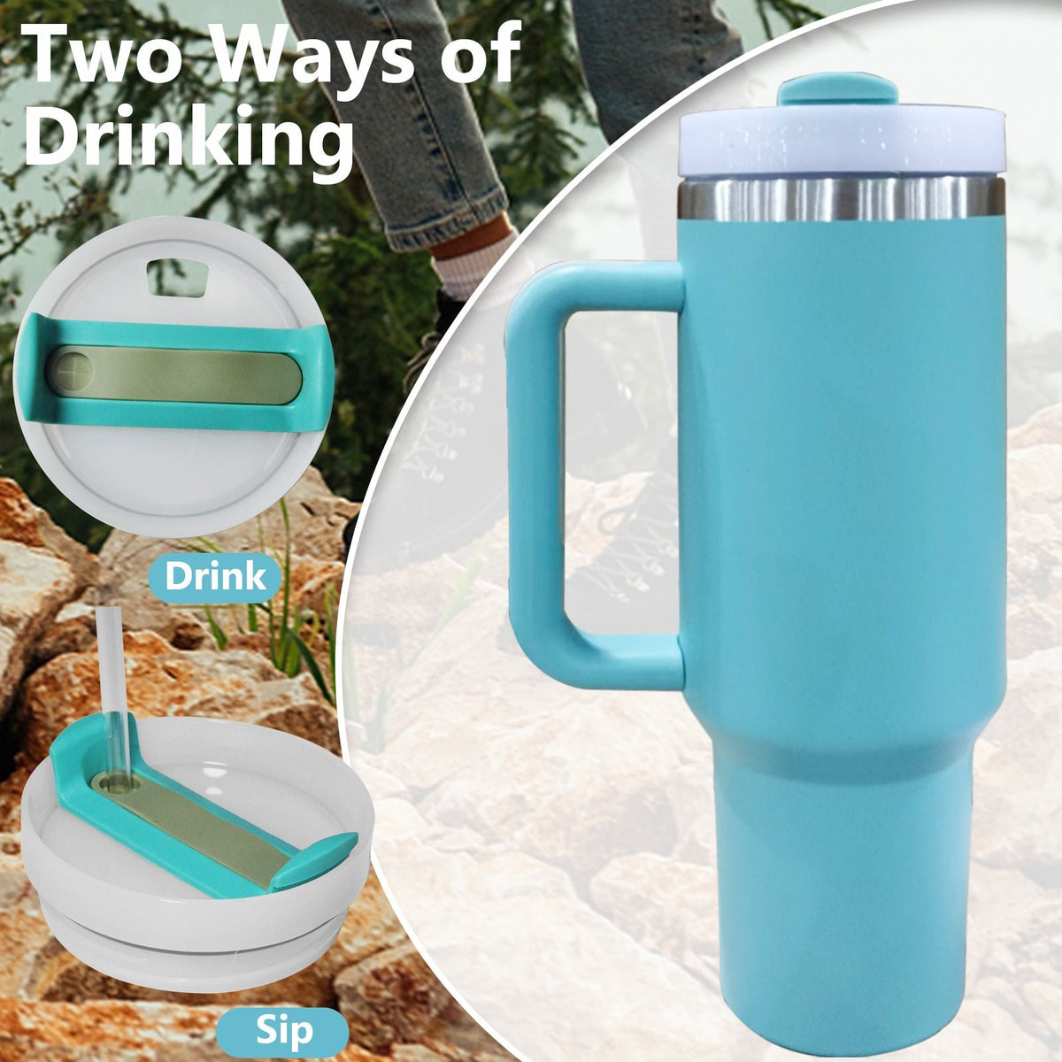 40oz V2 large capacity tumbler