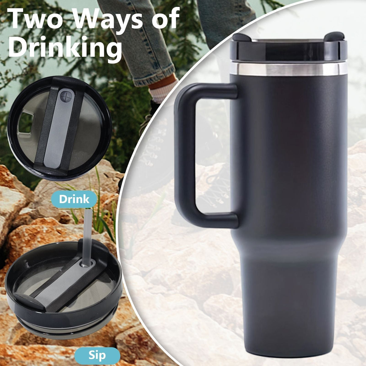 40oz V2 large capacity tumbler