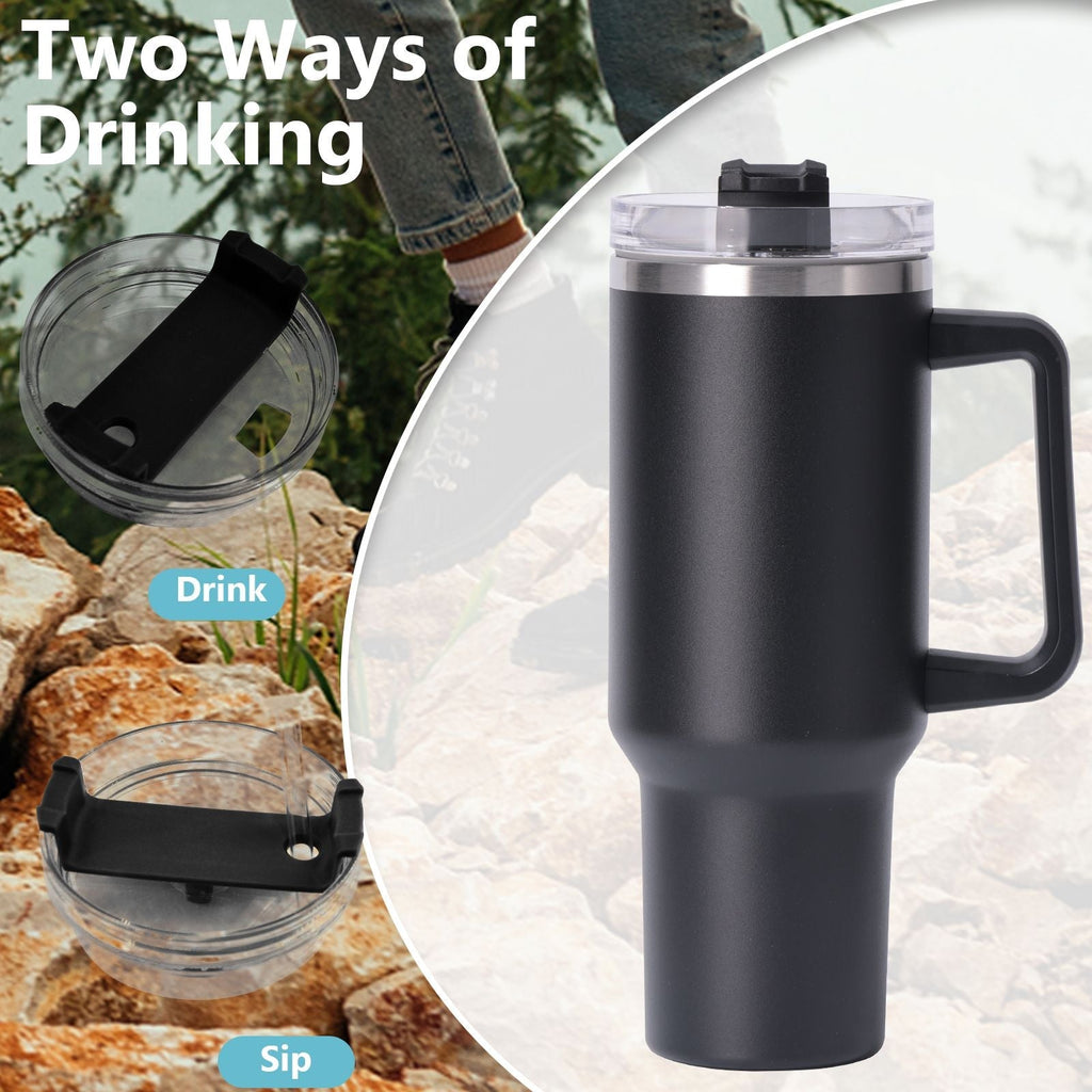 40oz large capacity tumbler With Handle