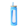 590 mL Glass Tumbler with Bamboo Lid & Silicone Sleeve