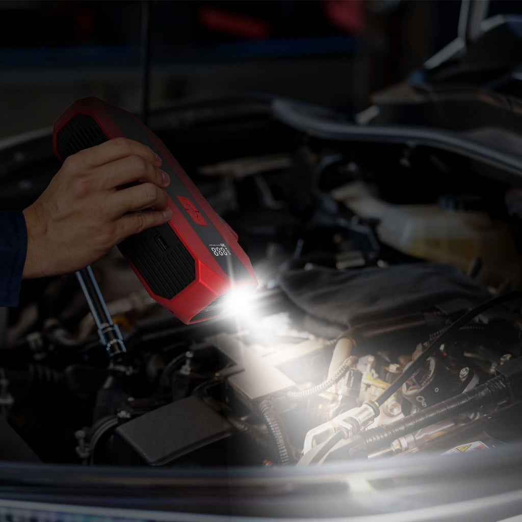 Portable Car Jump Starter with Tire Inflator