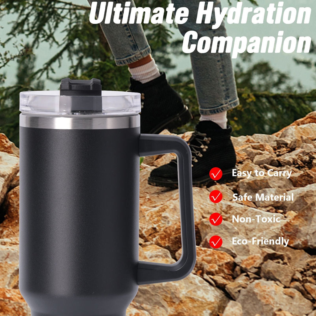 40oz large capacity tumbler With Handle