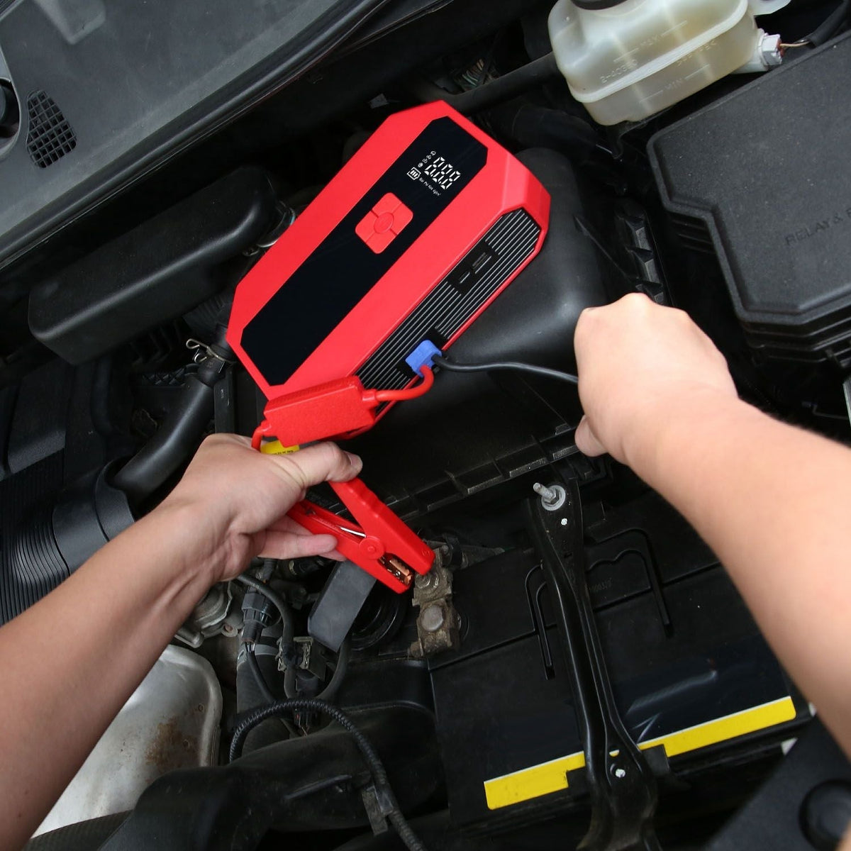 Portable Car Jump Starter with Tire Inflator