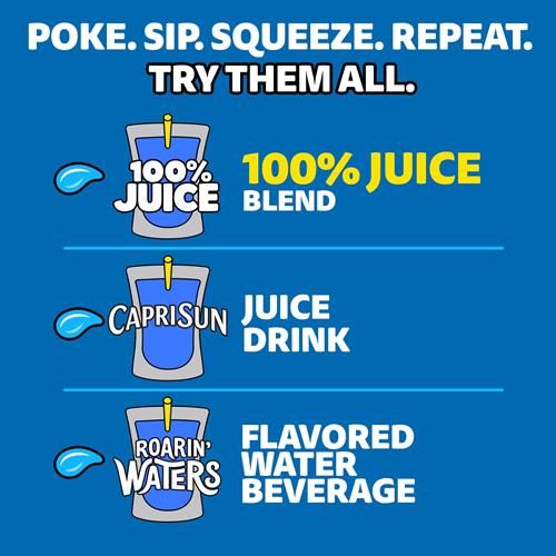 Capri Sun 100% Juice Fruit Punch 6 Fl Oz 10 Ct