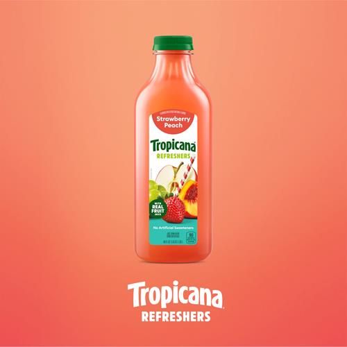 Tropicana Refreshers Strawberry Peach Juice Drink