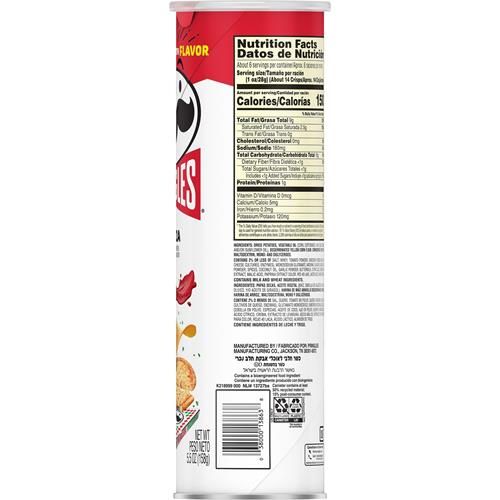 Pringles Potato Crisps Chips 5.5Oz 1 Can
