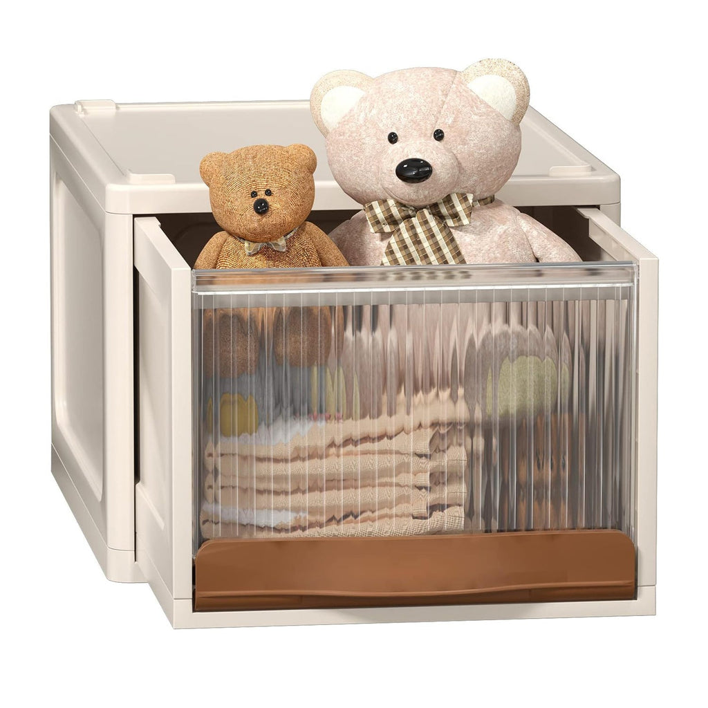 16.5 L Stackable Storage Bin with Dual Access