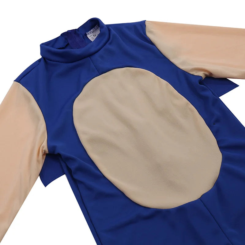 Kids' Sonic-Inspired Costume with Gloves