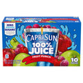 Capri Sun 100% Juice Fruit Punch 6 Fl Oz 10 Ct