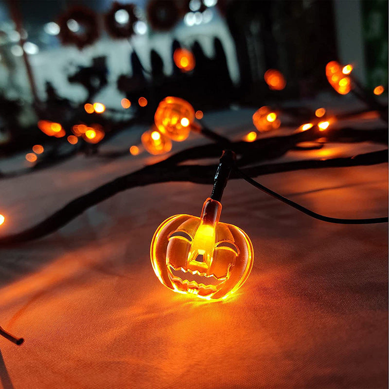 Halloween Bat or Pumpkin LED Vine Light