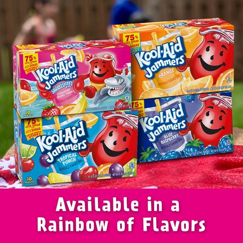 Kool-Aid Jammers Sharkleberry Fin Strawberry Orange 10 Ct