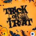 Trick or Treat Powder-Coated Metal Sign