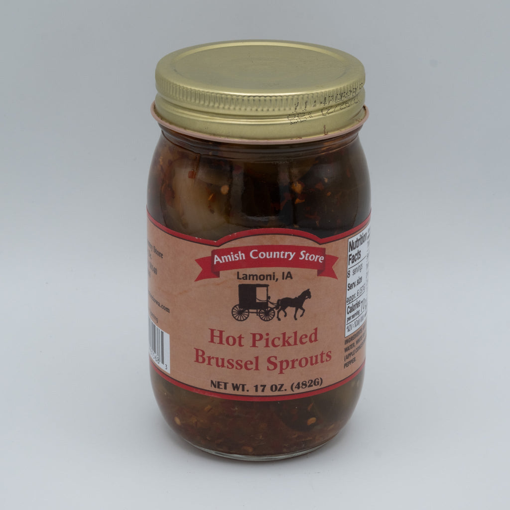 Hot Pickled Brussels Sprouts