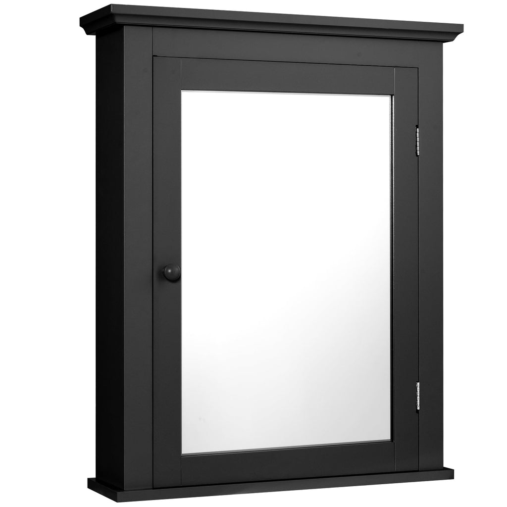 Bathroom Wall Mounted Storage Mirror Medicine